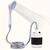 Resim Taşınabilir Duş Kamp Seyahat Duşu, RV Seyahat Ev Seyahat Bahçe Su El Tipi Kamp Duş Pompası-Su Filtrasyon Sistemi (Dakikada 4 ile 5 Litre Su Akışı) RV Dış Duşlar 