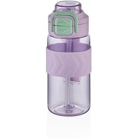 Resim Shotay ST-7234 600ml Mor Pipetli Tritan Matara 