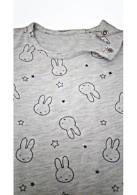 Resim H&m Bebek Tavşan Desenli Pamuklu Uzun Kollu Tişört 3-6 Ay 