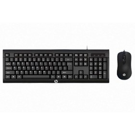 Resim HP KM100 Kablolu Türkçe Q Klavye & Mouse Set Siyah (Ramwhite Türkiye Garantili) 