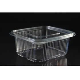 Resim Genel Markalar Plastik Sızdırmaz Kap Kapaklı Şeffaf Kase 500 Gr Cc 100 Adet 