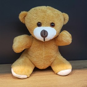 Resim Kahverengi Peluş Oyuncak Ayıcık 