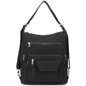 Resim Hem Sırt Hem De Omuz Kadın Çantası Smart Bags 1205 Siyah 