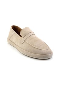 Resim Bambi Bej Leather Erkek Loafer Ayakkabı E01589240102 Bej 