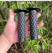 Resim Chuangyinshop 1 Pair - Off-road Motosiklet Silikon Rubber Siyah Tutamak Kılıfı Kaymaz Profesyonel 