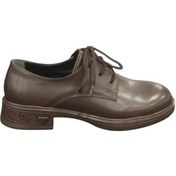 Resim Ventes 555004z Yumuşak İç Pedli Bağcıklı Kadın Günlük Oxford Ayakkabı Kahve 