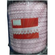 Resim Çamaşır Lastiği Dantelli 1 cm 1 Metre Açık Pembe 