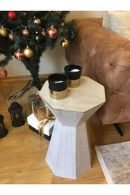 Resim Dipole Furniture Beyaz Doğal Ahşap Ceviz Kaplama Darbuka 