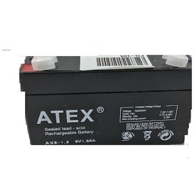 Resim Atex 6V 1.3Ah Kuru Aku 97X24X52X57 