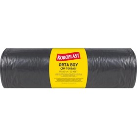 Resim Grains Global Orta Boy Çöp Torbası 20 Adet 55X60 Cm, Sızdırmaz & Yırtılmaz, Çift Katlı, Geri Dönüştürülebilir Çöp Poşeti, Fabrika, Market, Restoran, Bahçe, Otel, Ofis 