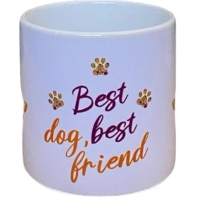 Resim Dearenscom En Iyi Köpek En Iyi Arkadaş Tasarım Kupa 