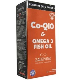 Resim Zade Vital Co-Q10 Omega3 Balik Yaği 1000Mg 30 Yumuşak Kapsül 