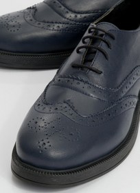 Resim LuviShoes AVRA Laci Cilt Hakiki Deri Kadın Oxford Ayakkabı 
