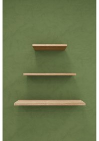 Resim Asra Trend Modern 3'lü Uçan Raf Çok Amaçlı Duvar Rafı Organizer %100 Mdf Kitaplık Mutfak Banyo Rafı Drf05 Sonomo 