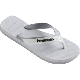 Resim Havaianas Beyaz-Gri Erkek Plaj Terliği HAV. DUAL 