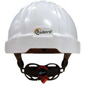 Resim Silent Sl1108mf Alt Beyaz Baret Otomatik Ayarlı 4 Nokta Çene Kayışlı 