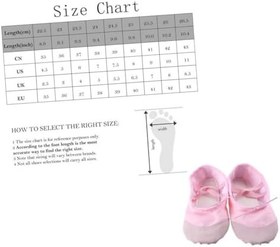 Resim SHERCHPRY Bale Dışı Dans Ayakkabıları - Çocuklar Ve Yetişkinler İçin Yoga Ayakkabıları 31 Numara Hafif Ve Rahat 