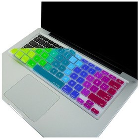 Resim Apple Uyumlu MacBook Klavye Air Pro Koruyucu Dazzle Us To Tr Eski Usb'li Model 2008/2017 İle Pembe Yeşil 
