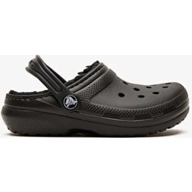 Resim Crocs Classic Lined Clog Kids Çocuk Siyah Terlik 207010-060 Siyah 