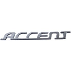 Resim Hyundai Accent Uyumlu Bagaj Yazısı 155 Mm - 18 Mm 2006 - 2010 