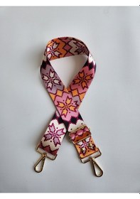 Resim Desenli Kolon Çanta Askısı 4 120 Cm Pudra 