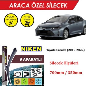 Resim MeyZone Toyota Corolla Ön Cam Silecek Takımı (2019-2022) 