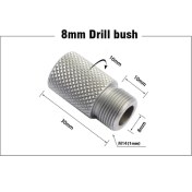 Resim Mingjin Shop 1 8mm Tarzı Allosme Matkap Manşonu Burç Dübel Jig Ahşap Delme Kılavuzu Bulucu Dübel Jig Kiti Ağaç Işleme Aksesuarları (Yurt Dışından) 