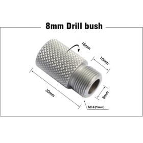 Resim Mingjin Shop 1 8mm Tarzı Allosme Matkap Manşonu Burç Dübel Jig Ahşap Delme Kılavuzu Bulucu Dübel Jig Kiti Ağaç Işleme Aksesuarları (Yurt Dışından) 