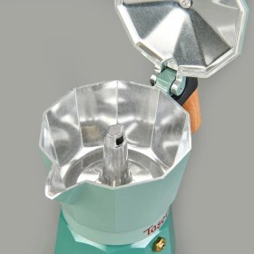 Resim Taşev Moka Pot Su Yeşili 6 Fincan 