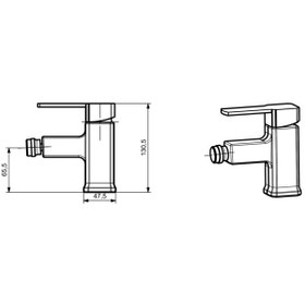 Resim Robinn Bide Bataryası Krom 