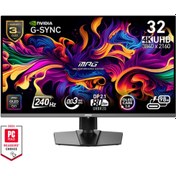 Resim MSI MPG 322URX QD-OLED 31.5" 0.03ms 240Hz UHD QD-OLED G-Sync Curved Gaming (Oyuncu) Monitör 