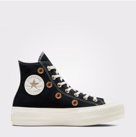 Resim Converse Chuck Taylor All Star Lift Kadın Siyah Spor Ayakkabı 