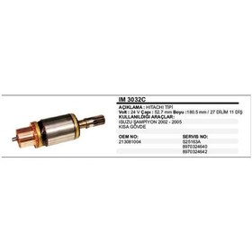 Resim Dodo Kollektör 24v 11 Diş Isuzu Şampiyon 02-2005 Model Hıtachı Ti 