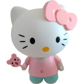 Resim FAMEMUS ACCESSORY Hello Kity Koca Kafa Masa Lambası 