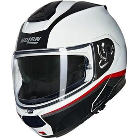 Resim Nolan N100-6 Incognıto 344 Çene Açılır Kask Beyaz 