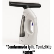 Resim SMAYLİNG Kablosuz Su Püskürtmeli Cam Temizleme Makinesi - Çift Hazneli, Ergonomik Tasarım 