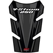 Resim GP Kompozit Suzuki V-Strom 250 2017-2020 Uyumlu Tank Pad Siyah 
