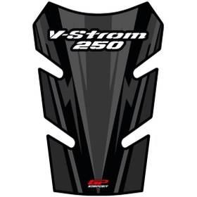 Resim GP Kompozit Suzuki V-Strom 250 2017-2020 Uyumlu Tank Pad Siyah 