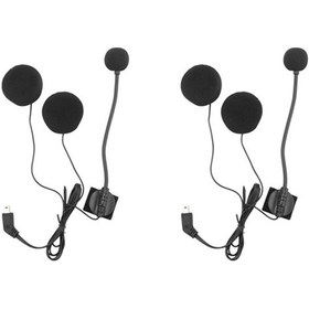 Resim Synodicmonth Motosiklet Kaskı Bluetooth Kulaklık Mikrofon Hoparlör Kulaklık Aksesuarları Yarım Kask İçin 