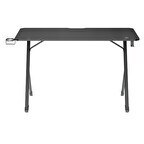 Resim Digitus 120x60 CM Kulaklık Askısı ve Bardaklık Dahil RGB Işıklı Oyuncu Masası 