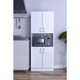 Resim Moka Park Avm nisan Çok Amaçlı Mutfak Dolap Kapaklı Bölmeli Mikrodalga Fırın kiler 