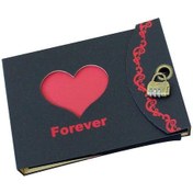 Resim Forever Kilitli Albüm Kalp Modeli Resim Çerçeveli Hediyelik 