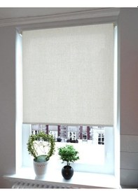 Resim As Perde Mat Keten Stor Perde 