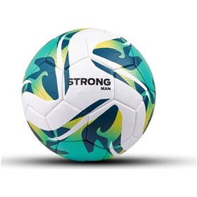 Resim Strongmen 4 Astarlı Suni Deri Sert Zemin Halı Saha Futbol Topu No:5 Bsf-8000 Yeşil Beyaz Siyah 