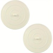 Resim Willowhaven 2 Paket Beyaz Sağlam Lavabo Tıpası Tıkanıklık Önleyici Ve Taşma Koruyucu 