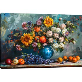 Resim Meyveler ve Çiçek - 70x50 