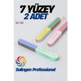 Resim Marsilyan 7 Yüzeyli Tırnak Törpü ve Parlatma Blok Sünger Solingen Professional 