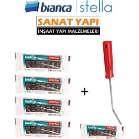 Resim Stella Dekor Rulo Başlık 4 Adet+Saplı Rulo 