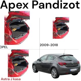 Resim apex ticaret Opel Astra J kasa pandizot 2009-2015 