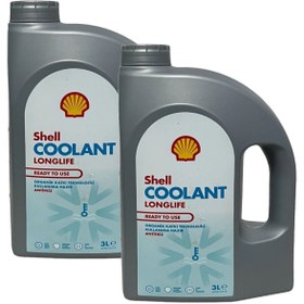 Resim Shell Coolant LongLife Kırmızı Hazır Antifriz 3 Litre -37 C (2 Adet) 